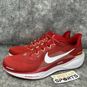 San Francisco 49ers Nike Zoom Pegasus 41 Running Shoes Mens Size 11.5 FZ5070-600